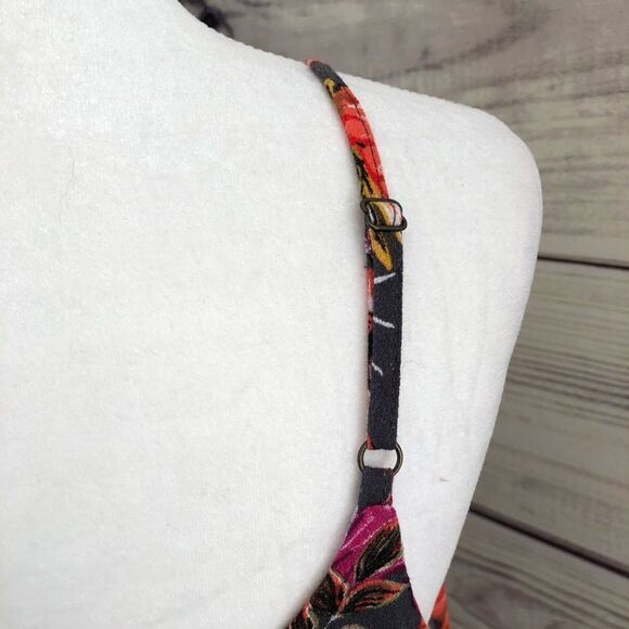 Xhilaration Floral Cropped Flowy Tank Top XS - Picture 7 of 8